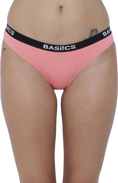 BASIICS by La Intimo Women Hipster Pink Panty