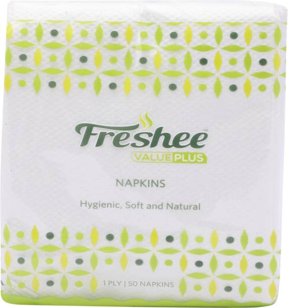 Freshee Value Plus -1 Ply White Paper Napkins