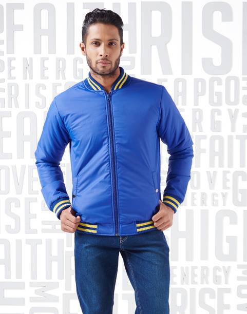 Lee full sleeve outlet solid men's jacket