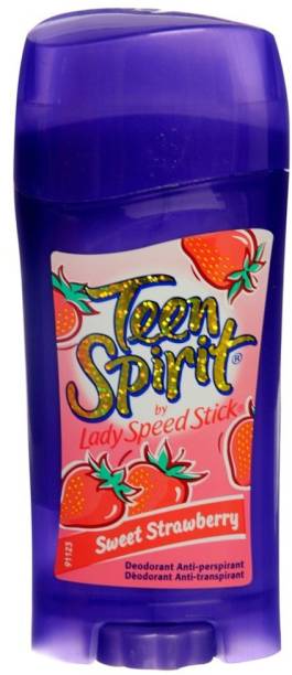 LADY SPEED STICK TEEN SPIRIT SWEET STRAWBERRY - 65 G Deodorant Stick  -  For Women
