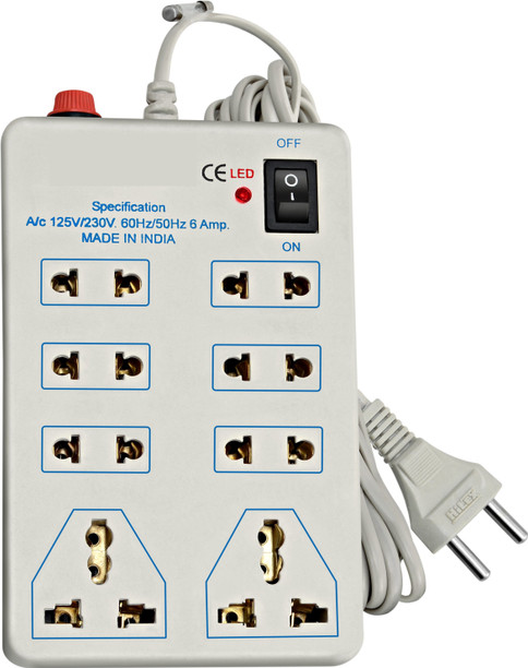 INTEY Power Strip Surge Protector 8 Outlet 4 USB Ports Multi Plug Outlet Long
