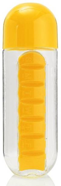 VibeX ™ In Style 7 Days & Vitamin Organizer Water Bottle Pill Box