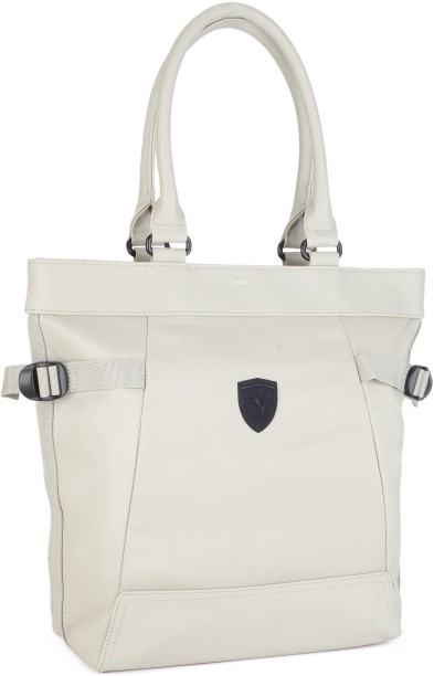 puma white handbag