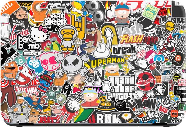 STICKER PRO STICKER BOMB VINYL Laptop Decal 15.6