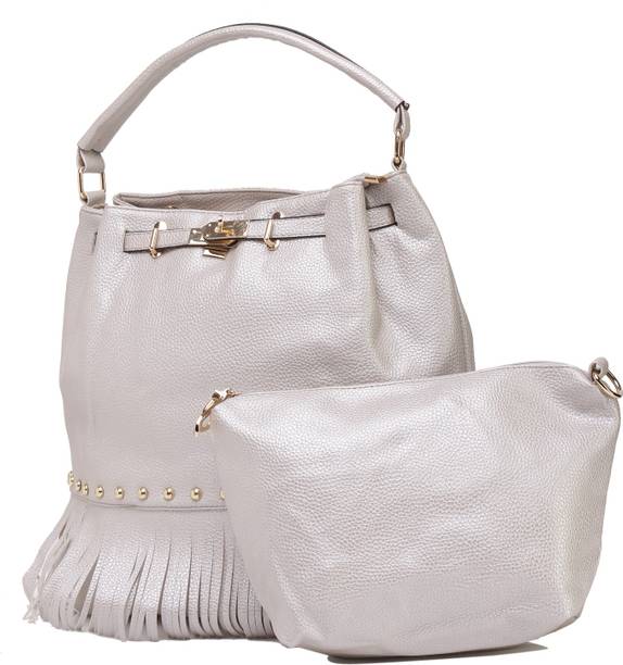 Silver Handbags Online At Best Prices In India Omnesta Hobo