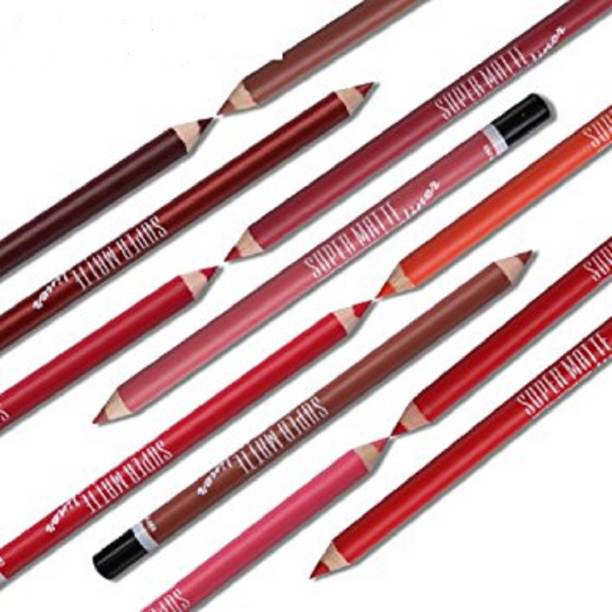 MN Me Now Super Matte Lip Liner Pencil (Set of 12)