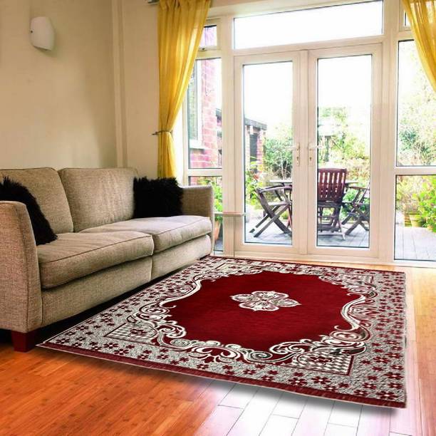 Carpets Online At Best Price In India Flipkart Saanvi7 Star Multicolor Chenille Carpet