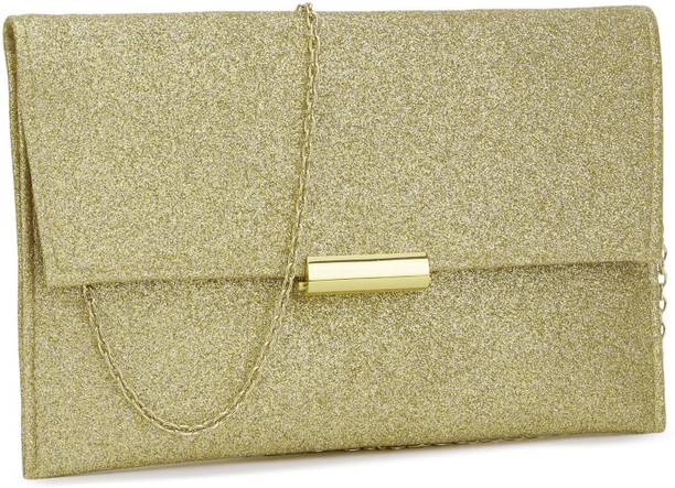 Accessorize Bags Wallets Belts Accessorize Casual Gold Clutch