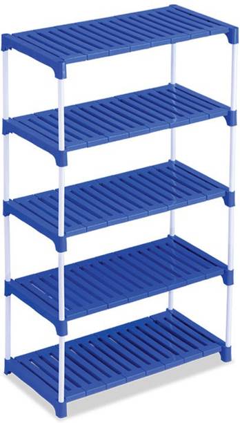 Racks And Shelves At Best S Available On Flipkart Meded Cgs Steel Frame Strong Multipurpose Ace 5 Tier Shoes Clothes Books And Utility Rack With