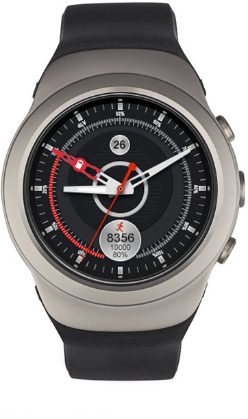 noise turbo black smartwatch black strap regular