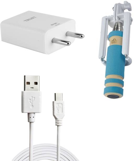 TrUST Wall Charger Accessory Combo for ZTE Axon 7 Max