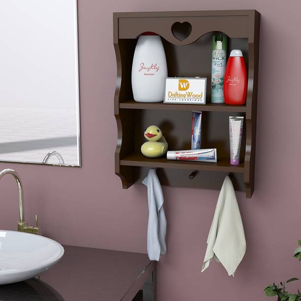Osian Bathroom Kitchen Fixtures Driftingwood Bathroom Mounted Rack Shelves Shelf High Quality Wooden Home Decor D Cor