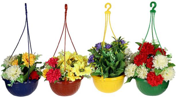 Plant Pots Container Online At Best Prices In India Klic Multicolour Hanging Plant Container Set