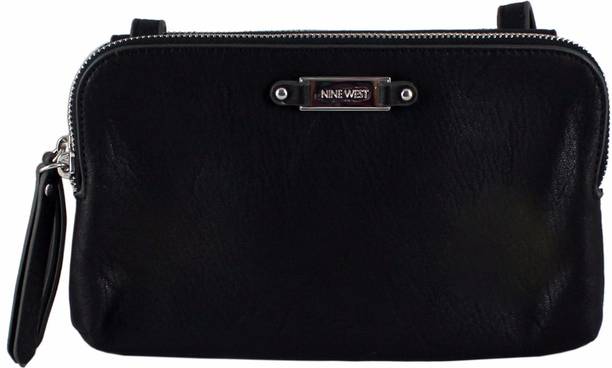 Nine West Bags Wallets Belts Nine West Women Casual Black Pu Sling Bag