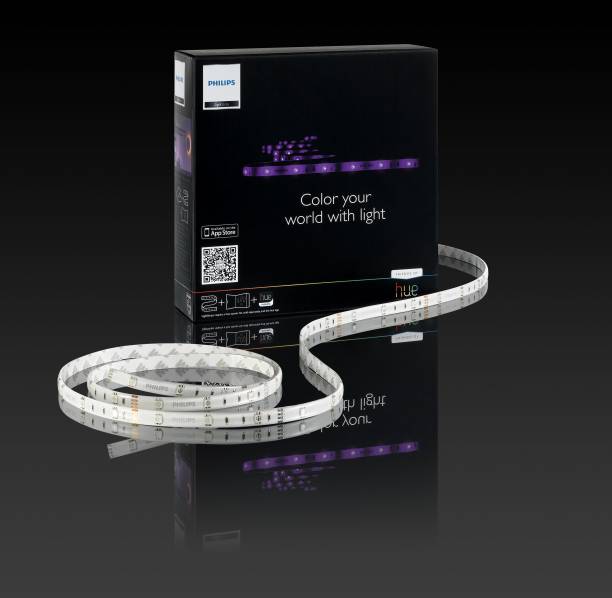 PHILIPS Hue 2m Light Strip with Base (White and Color Ambience)