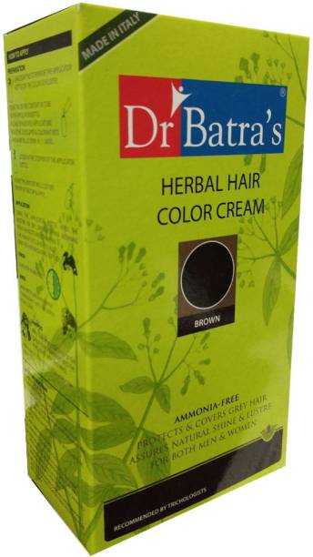 Dr. Batra's Herbal Hair Color Cream (Brown) , Brown