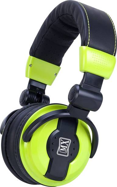 Top Headset K Adapter cheap price 5stars Flipkart in India 5 MX Value On Ear DJ Headphones with Swivelling Ear Cups & Included Carry Bag DJ 1000-Green Wired without Mic Headset