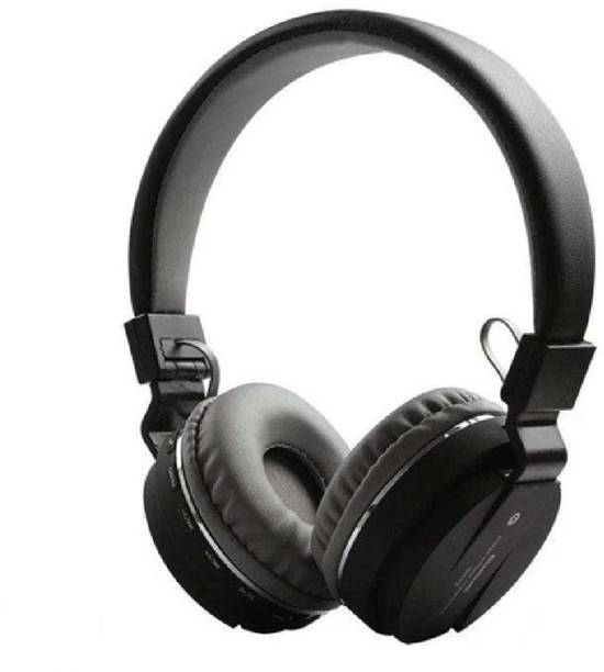 Top Headset Zone cheap price 5stars Flipkart in India 8 Ae zone SH12 Wireless Bluetooth Headphone With FM and SD Card Slot With Music and Calling Controls (Black) Bluetooth Headset