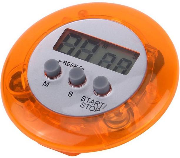 Kitchen Timers Online At Best Prices In India Rhonnium Dense Orange Mini Round Lcd Digital Cooking Kitchen Countdown Timer Alarm