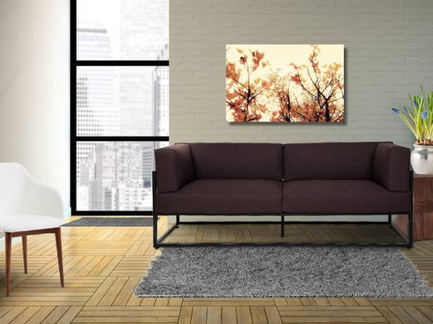 FurnitureKraft Sofia Fabric 3 Seater  Sofa
