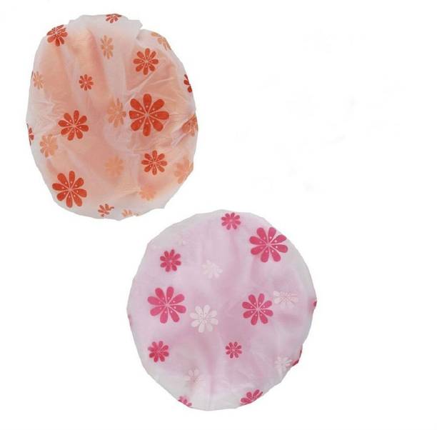 Shrih Reusable Best Quality Waterproof Elastic Shower Cap for Women, Men, Children. Free