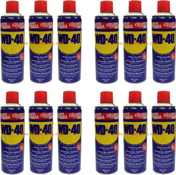Pidilite WD40,Maintenance Rust Removal Spray 400ml (Pack Of 12 Spray) Degreasing Spray