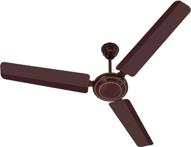 Fan Fans At Low S In India Usha Sonata Brown 1200 3 Blade Ceiling Fan