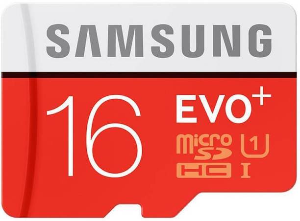 Samsung EVO Plus 16 GB MicroSDHC Class 10 48 MB/s  Memory Card