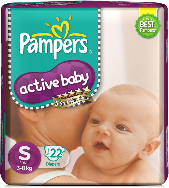 pampers active baby large flipkart
