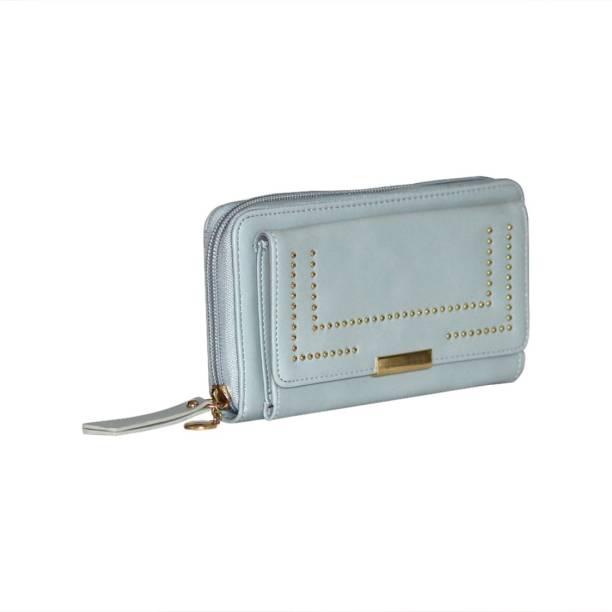 Casual Grey  Clutch  - Regular Size Price in India