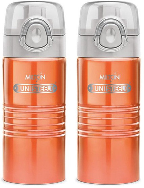 Milton Unbreakable Kids Water Bottle Stainless Steel 380 ml Orange