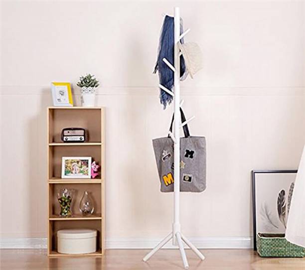 HOUSE OF QUIRK Coat Rack Stand for Coats Solid Wood Coat and Umbrella Stand
