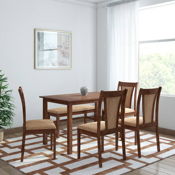 Dining Table ड इन ग ट बल स And Chairs At Best Home By Nill Jewel Solid Wood 6 Seater Dining Set
