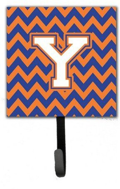 Carolines Treasures Letter V Chevron Maroon and White Leash or Key Holder CJ1051-VSH4 Small Multicolor