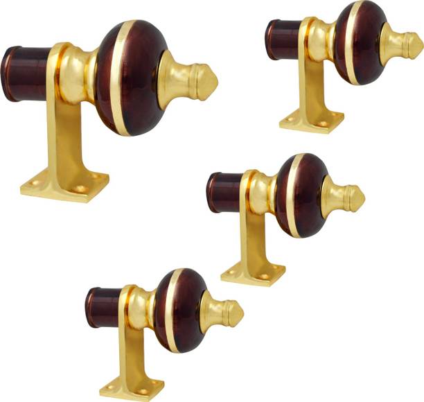 Curtain Accessories At Best S In India Grownix Maroon Gold Multicolor Curtain Knobs
