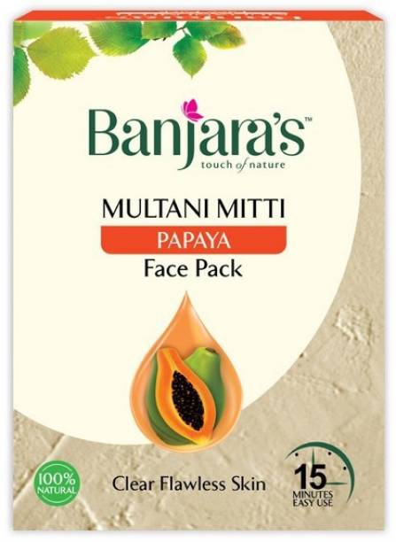 Banjara's Multani Mitti Papaya Face Pack 100g