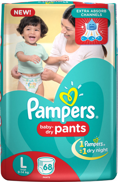 pampers pants large 68