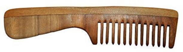 Prime Natural Neem Wood Comb For Hair Regrowth Model 4