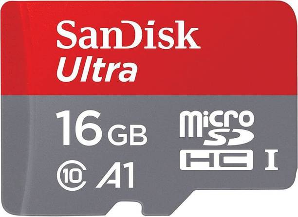 SanDisk Ultra 16 GB MicroSDHC Class 10 98 MB/s  Memory Card