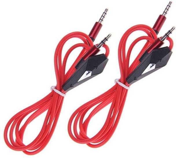 Top headset cable cheap price 5stars Flipkart in India 87 RETRACK SET OF 2PC 3.5mm to 3.5mm AuXCable With Mic 1 m AUX Cable