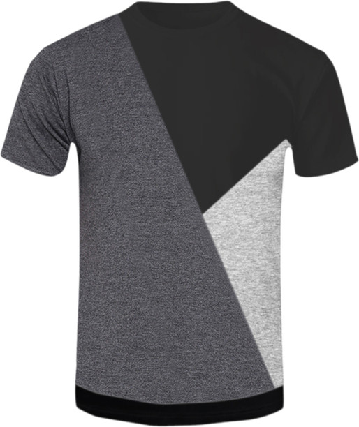 black and white striped t shirt flipkart