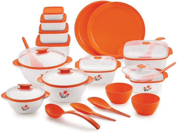 Dinner Sets Online At Ed Prices On Flipkart Bms Lifestyle All In One Kitchen Combo Designer Food Safe Serving Cerole Container