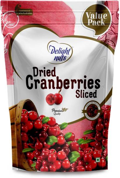 Delight nuts Dried Cranberries Sliced- 750gm (Value Pack) Cranberries