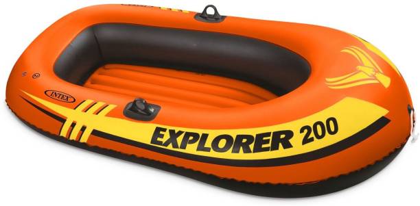 INTEX Explorer 200 Boat, 2 Person Boat (No Oars & Air Pump)