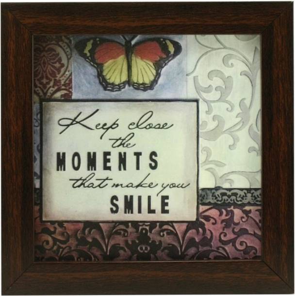 Indianara Indr1203 TABLETOP INSPIRATIONAL MOTIVATIONAL FRAMED ART WITHOUT GLASS 8.7 X 8.7 INCH Digital Reprint 8.7 inch x 8.7 inch Painting