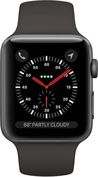 APPLE Watch Series 3 GPS + Cellular - 38 mm Space Grey Aluminium Case with Sport Band