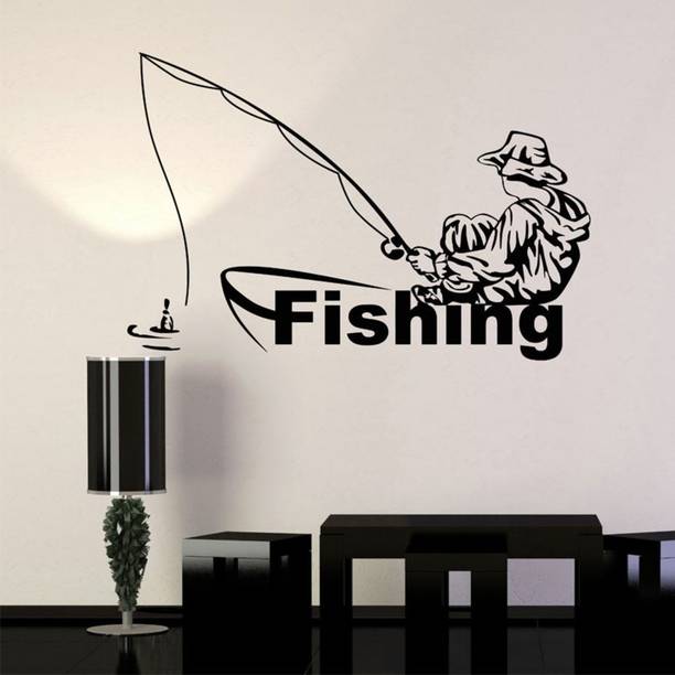 Slickwraps Wall Decals Stickers Slickwraps Medium Fisherman Boat Wall Decal For Home Office Sticker