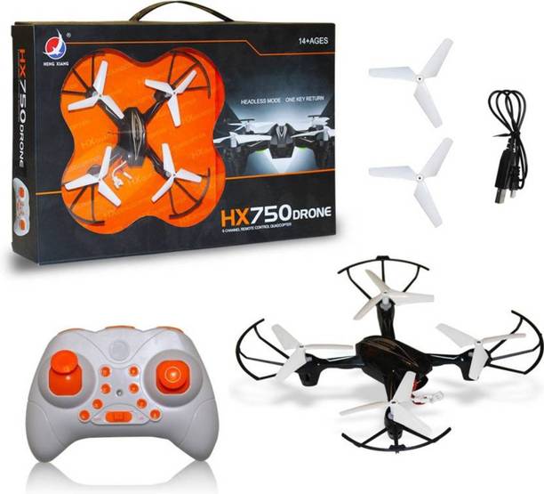 Smilemakers 6 Channel HX-750 Remote Controlled 6 Axis Quadcopter Drone (NO CAMERA)