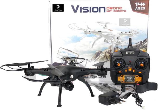 Jack Royal App Control Drone With Wifi Camera and 360 degree rolling action(Black)