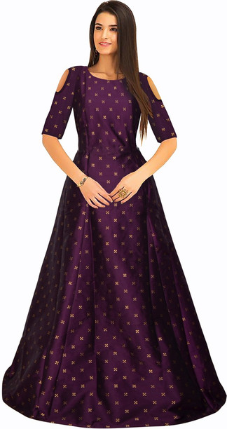 flipkart online shopping long gowns